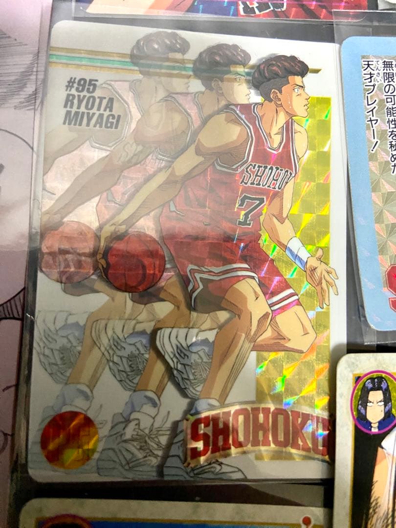 希少☆スラムダンク 50周年ジャンプ展 クリアファイル＋カードダス大量まとめ！