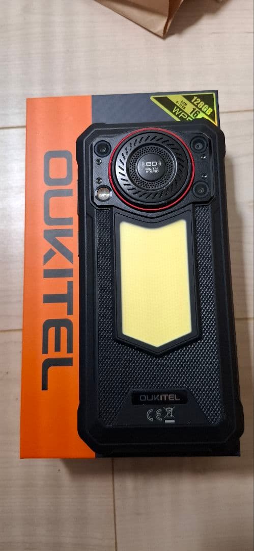 OUKITEL スマートフォン 128GB IP68　タフネススマホ