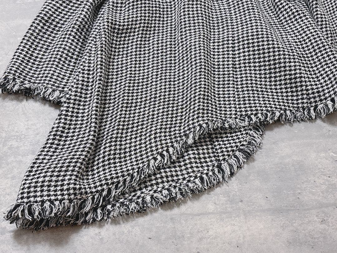 未使用級　美品TAE ASHIDA 2022　ツイードアシンメトリー ジャケット