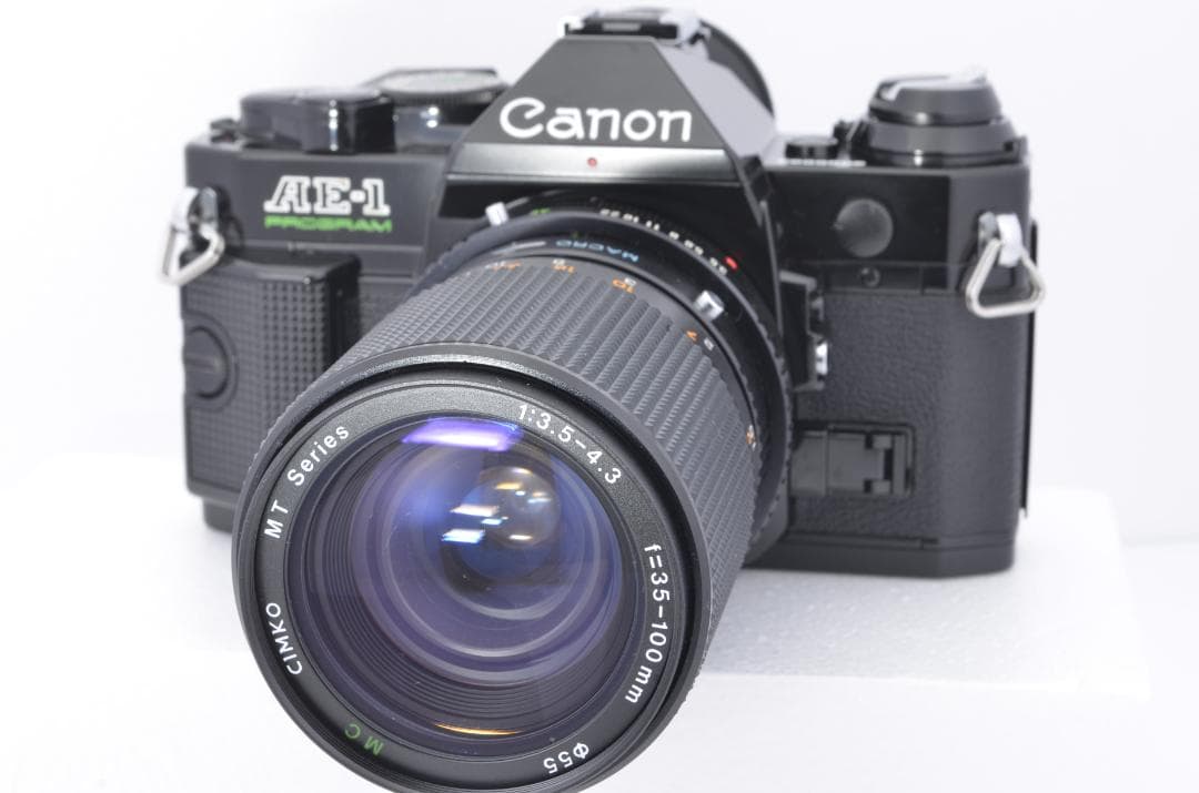 Canon キャノン AE-1 PROGRAM フィルムカメラ【完動品】セット