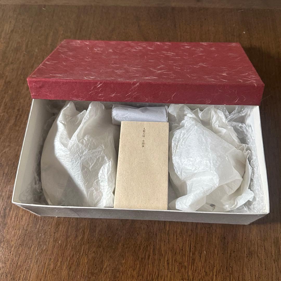 新品共箱・飾り台付き◇京陶人形「京雅び」小田益三　陶器　雛人形　雛祭り　金彩