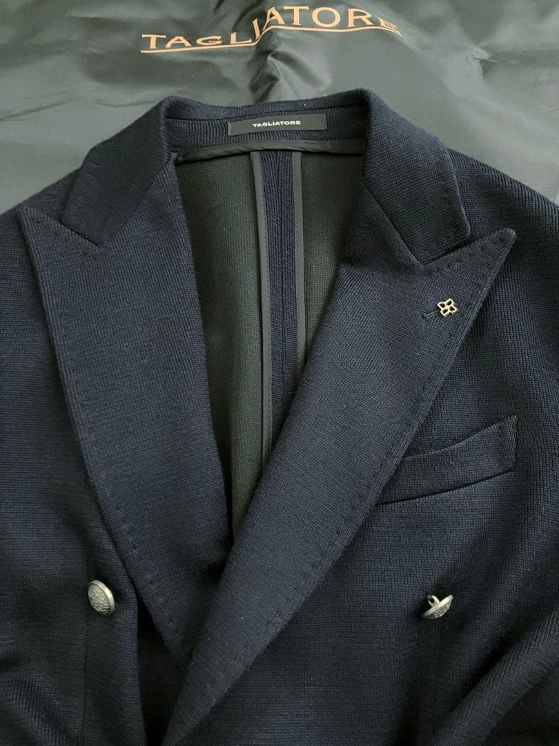 Brilla タリアトーレ / ニット ダブルブレスト ブレザー