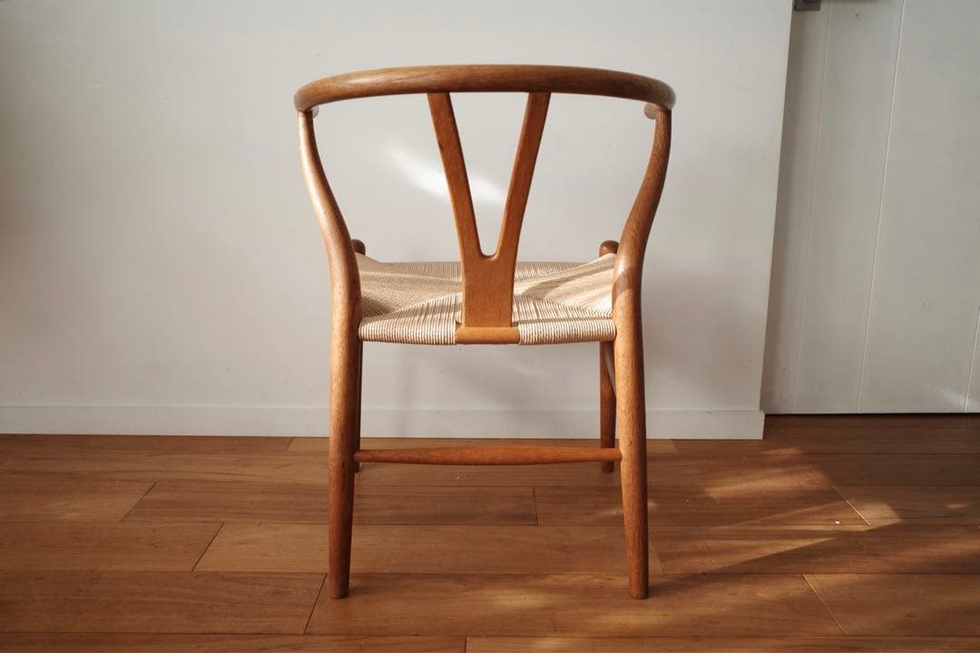 極美品【ヴィンテージ yチェア】オーク ペーパーコード新品