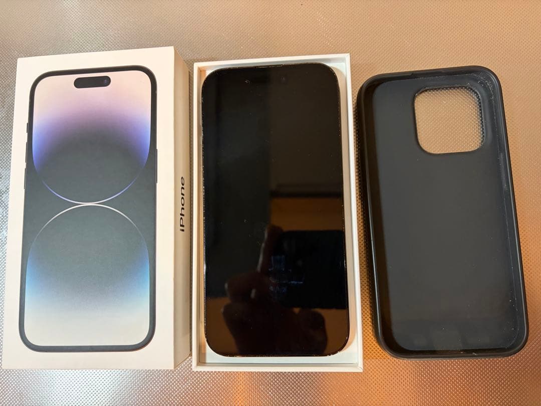 iPhone 14 Pro スペースブラック 本体 256GB ジャンク背面割れ