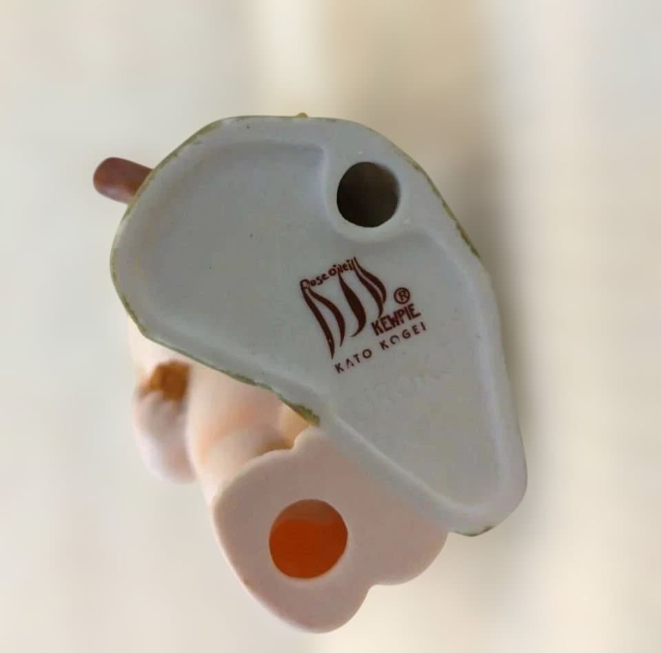 陶器 置物 ローズオニール　キユーピー　ビスクドール　3点セット