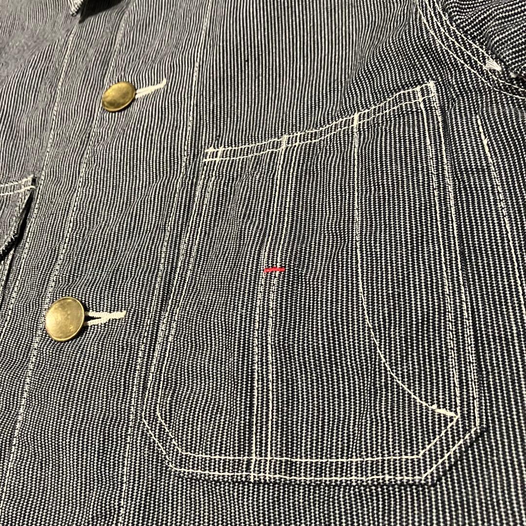 レア シュガーケーン ビームスコラボ ストライプカバーオール グレー Mサイズ