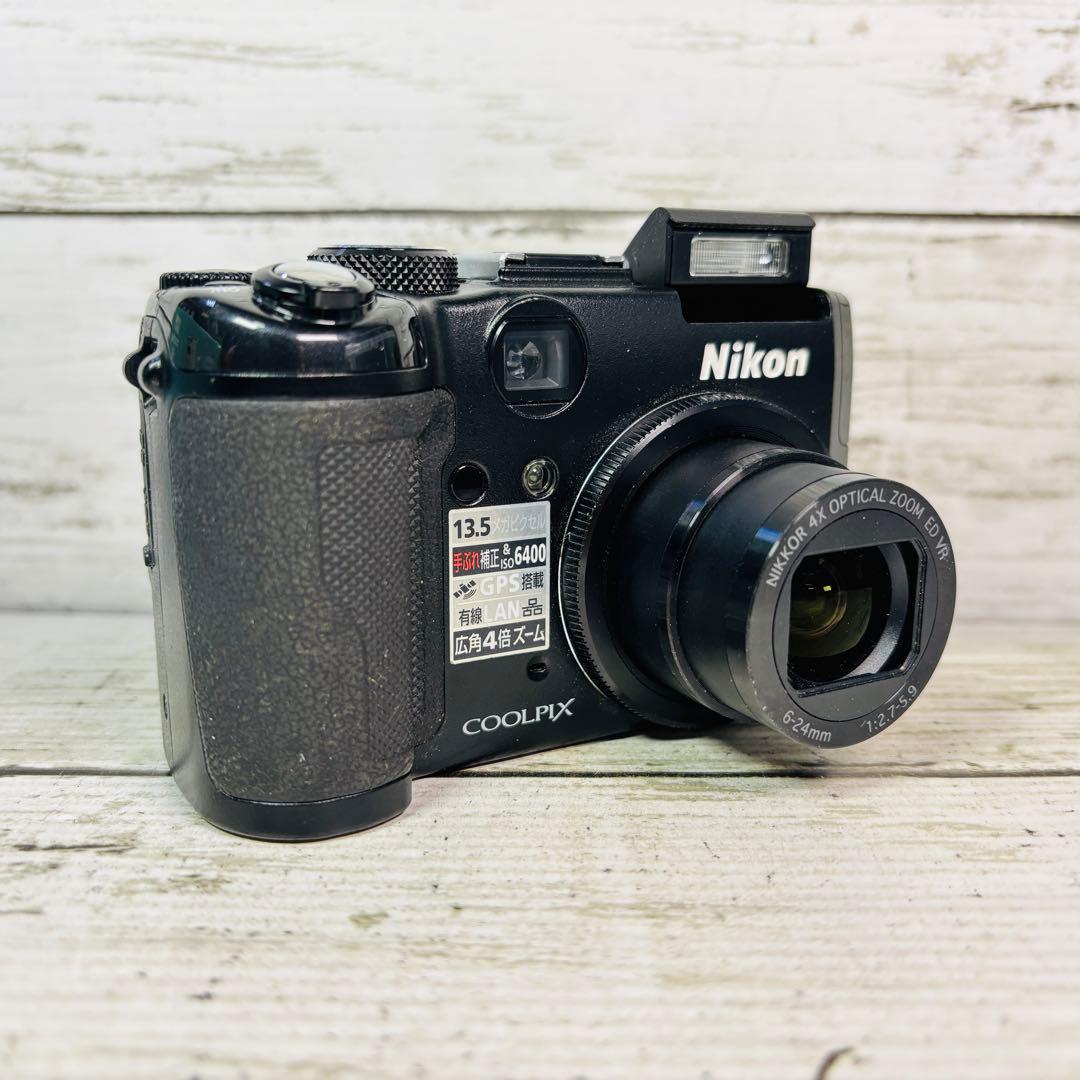 【動作良好】Nikon デジタルカメラCOOLPIX P6000 ブラック