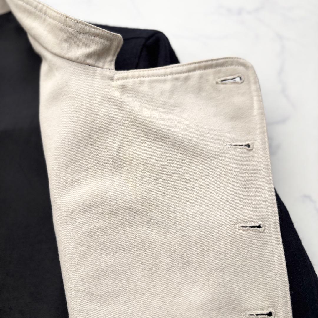 希少 アニエスベー ナポレオンジャケット ウール ネイビー 1