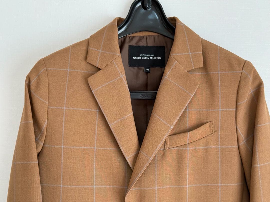 グリーンレーベルリラクシング ウィンドペン チェック セットアップ