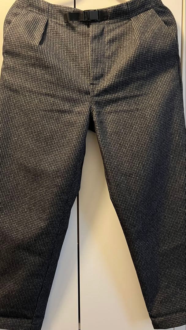 STILL BY HAND ポリエステルツイードチェックパンツ　サイズ46 美品