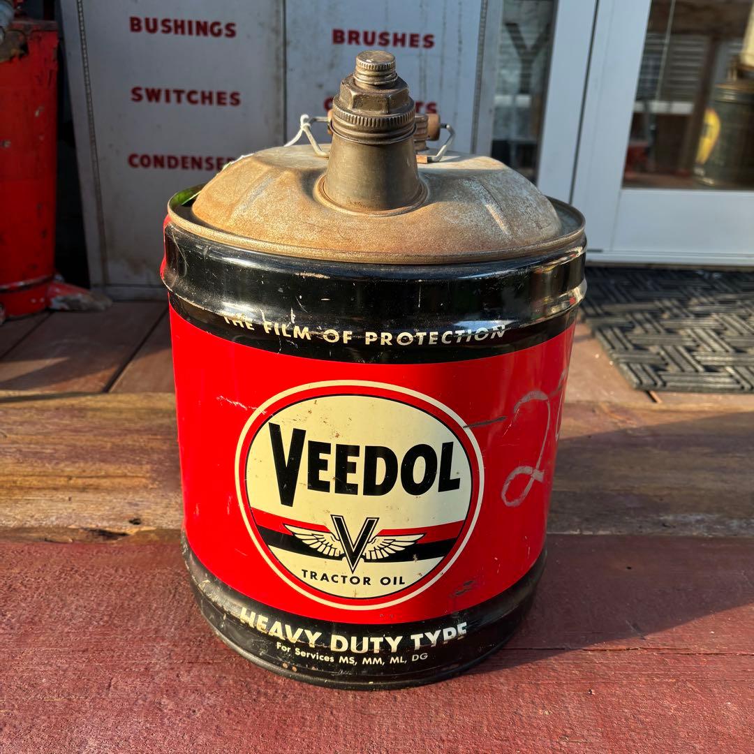 USA VINTAGE VEEDOL 5ガロン缶