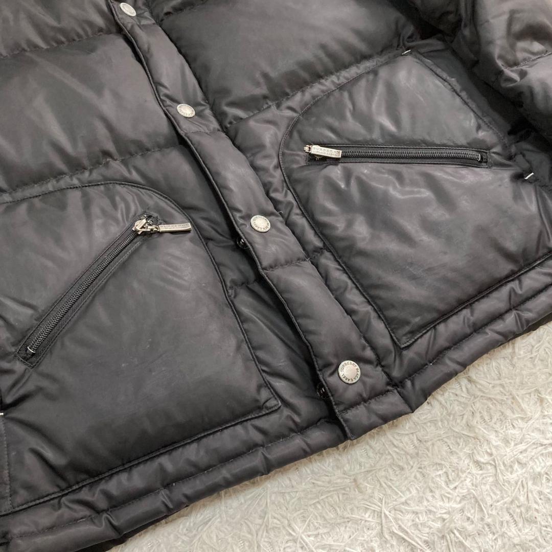 17430✨Y2K バーバリーブラックレーベル 3way ファーダウンジャケット