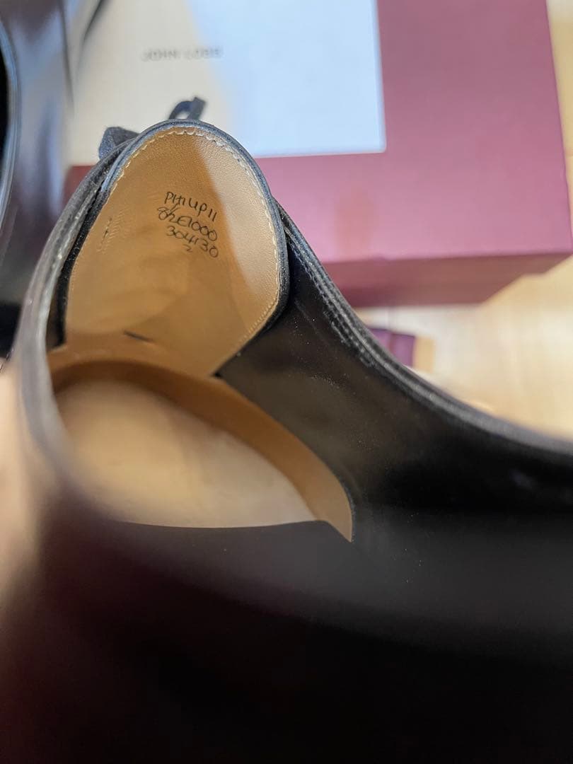 英国製新品JOHN LOBBジョンロブ フィリップ2黒色最高級ライン UK8.5