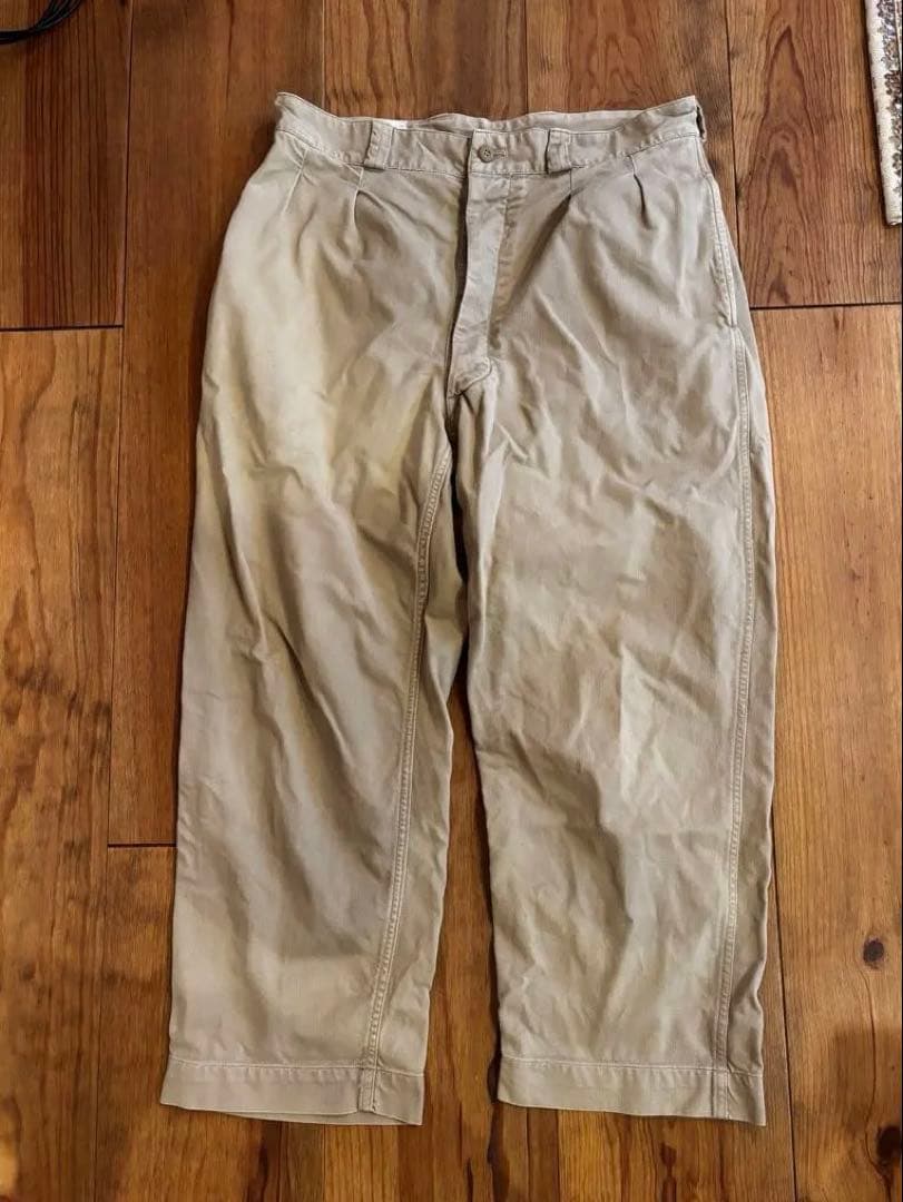 フランス軍　m52 チノトラウザーズ　実物