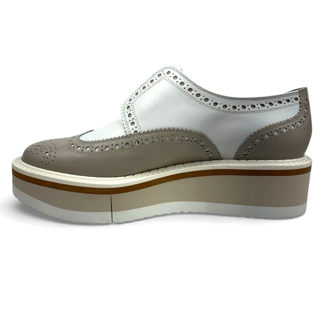 【未使用級】CLERGERIE クレジュリー　24cm　37.5 BECK 厚底