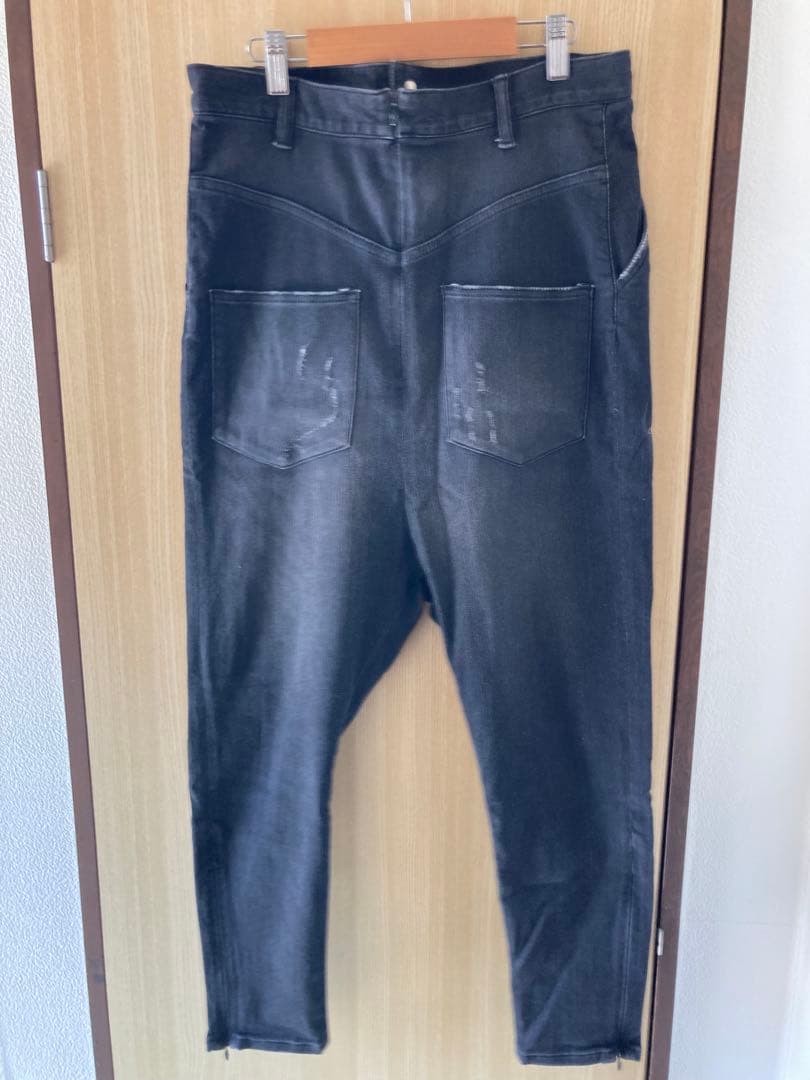 stof ストフ ブラック ダメージ サルエルパンツ