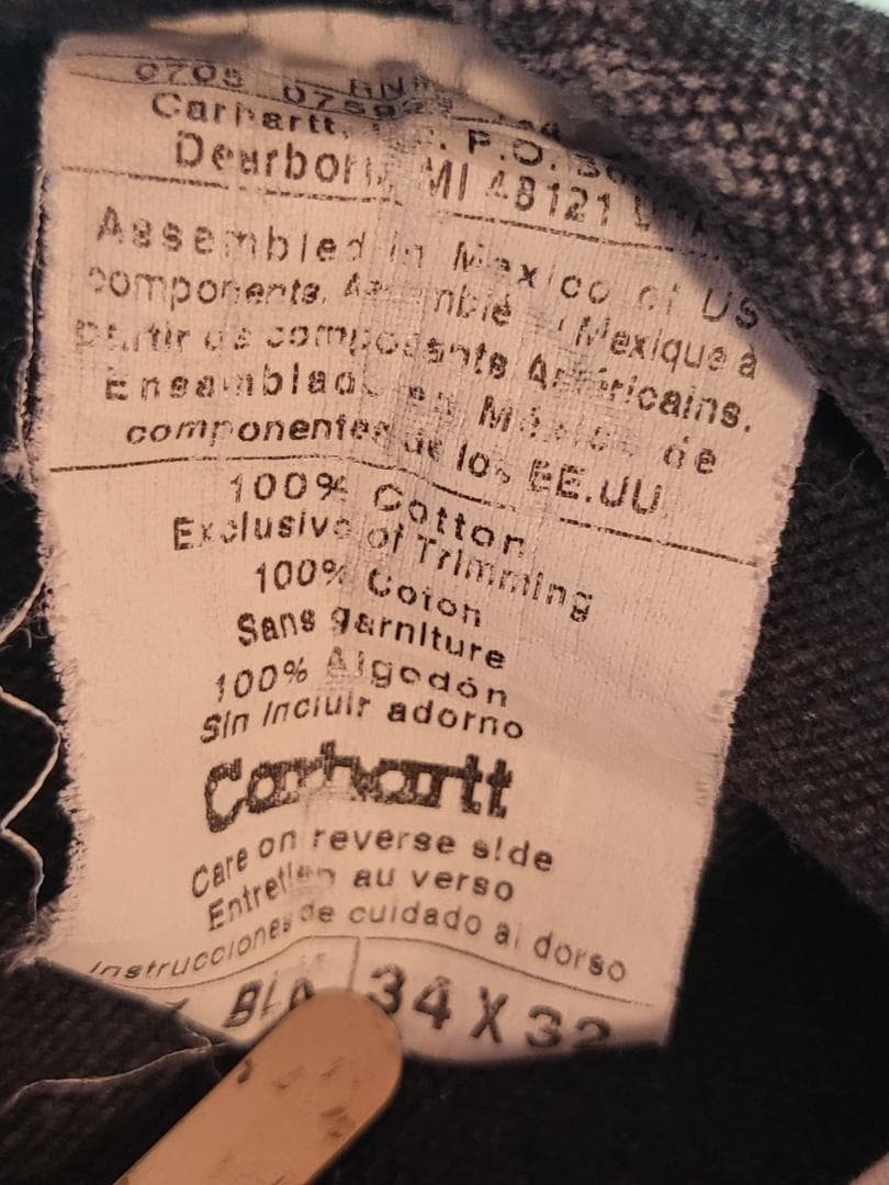 Carhartt ダブルニーオーバーオール ●アメリカ古着（商品番号55103）