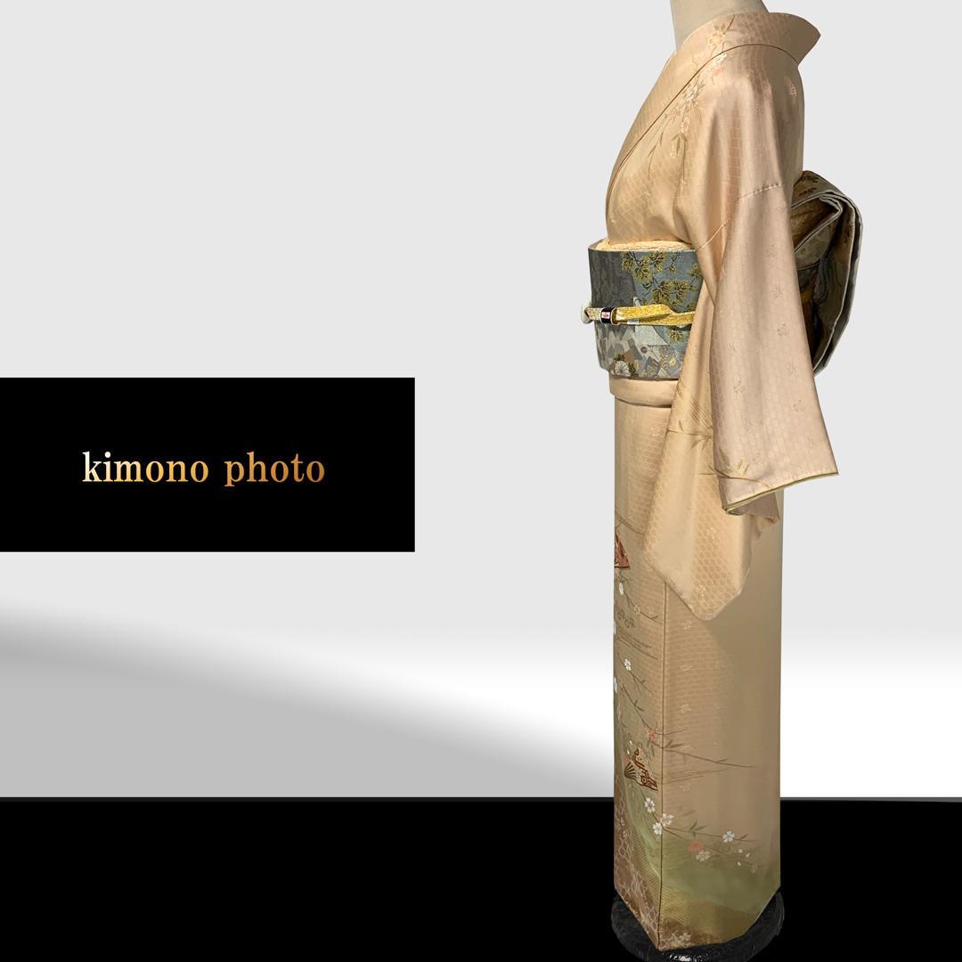【新品、未使用】正絹【極上逸品】トールサイズ【金彩友禅 手刺繡】訪問着フルセット