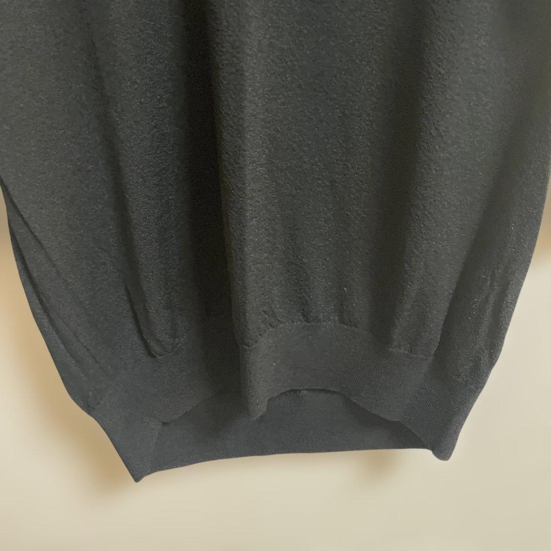 美品　セオリーリュクス　ブラック　黒　カットソー　トップス　シンプル　38号