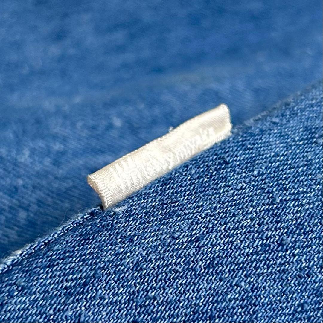 【希少】イッセイミヤケ/80sデニムノーカラーコート/日本エプロン協会/日本製