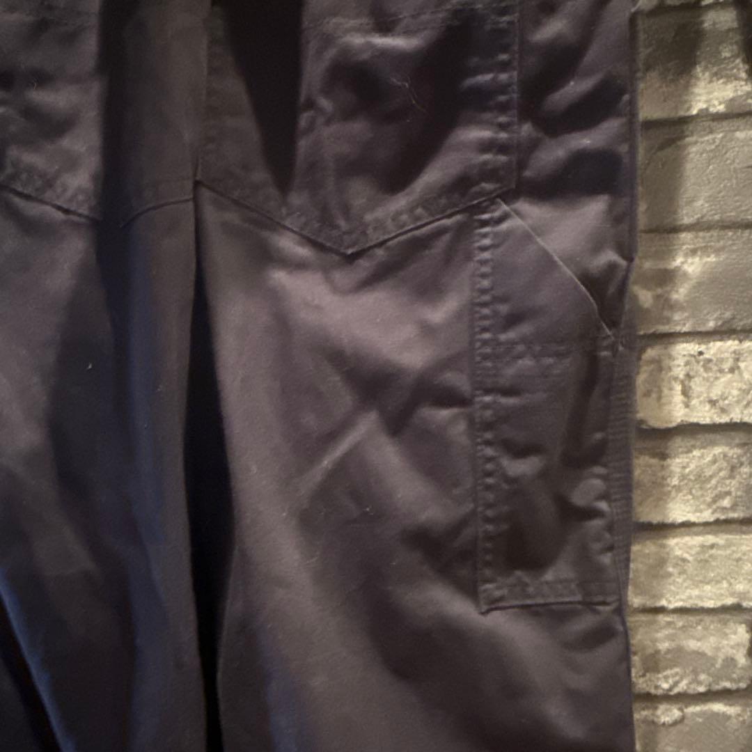 TOUJOURS オーバーオール　コットン　ネイビー（濃紺）