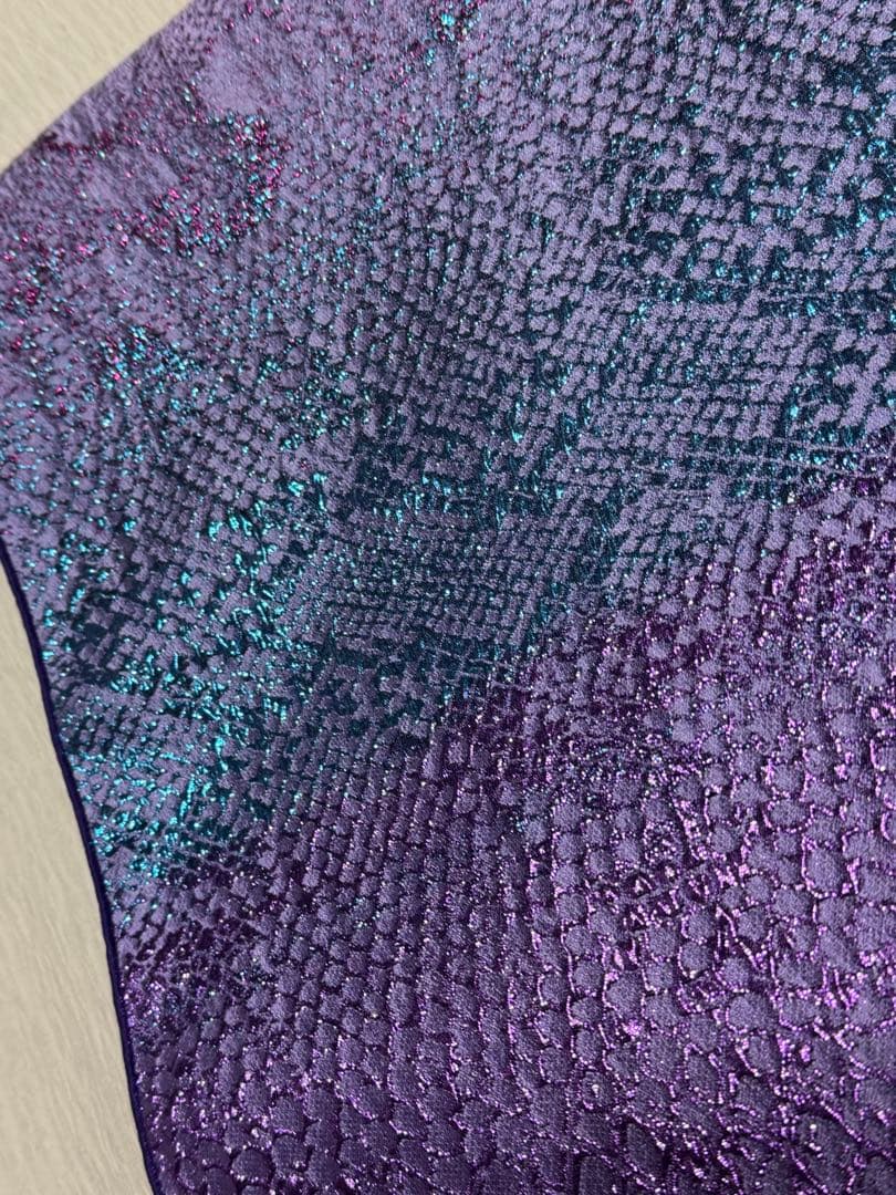 大人兵児帯　【ローズ】【クロコダイルパープル】セット