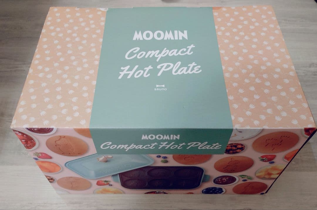 BRUNO ブルーノ ムーミン コンパクト ホットプレート BOE059-BGR