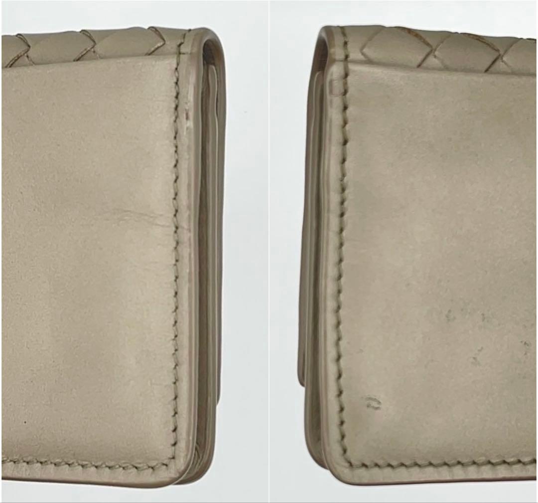 良品◇ボッテガヴェネタ カードケース 名刺入れ ベージュ イントレチャート