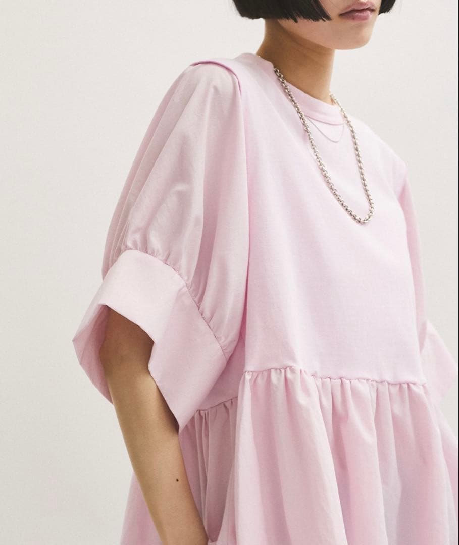 【接触冷感】・【UVカット】バウンスカフスプルオーバー