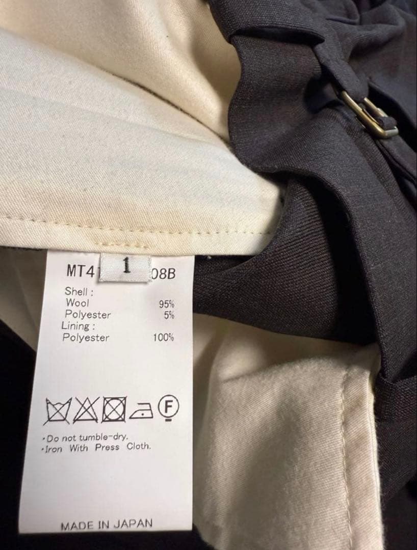 【即完品】MAATEE&SONS JEFFERY 24ss サイズ1