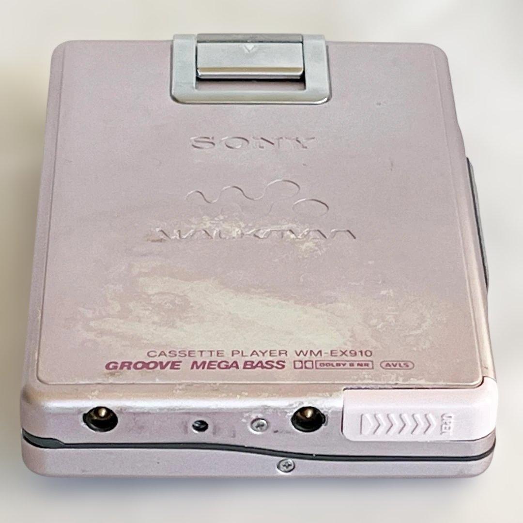 通電OK　SONY WM-EX910　ピンク　ウォークマン　ソニー　ジャンク