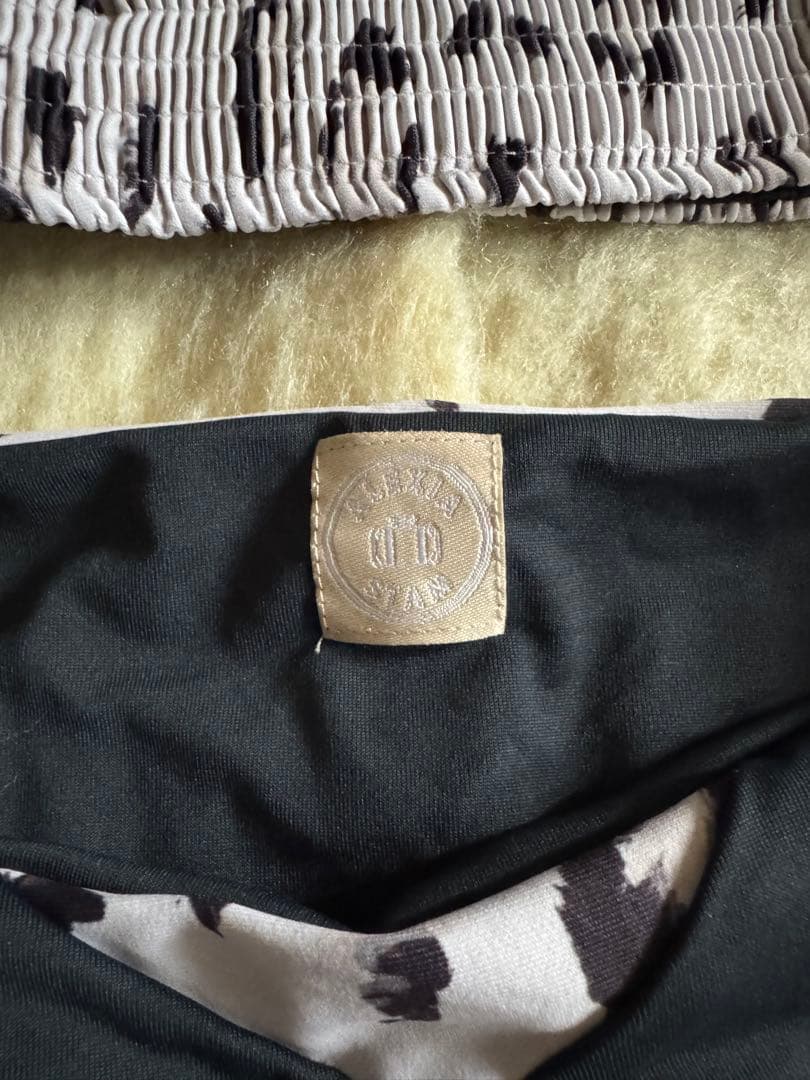 Alexia Stam ビキニ Mサイズ レオパード柄×ブラック セット