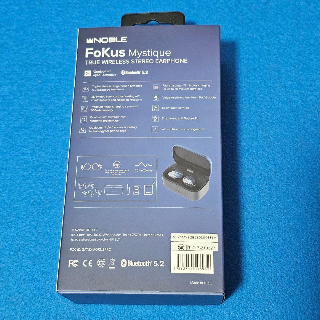 【極美品】FoKus Mystique NOB-FOKUSMST