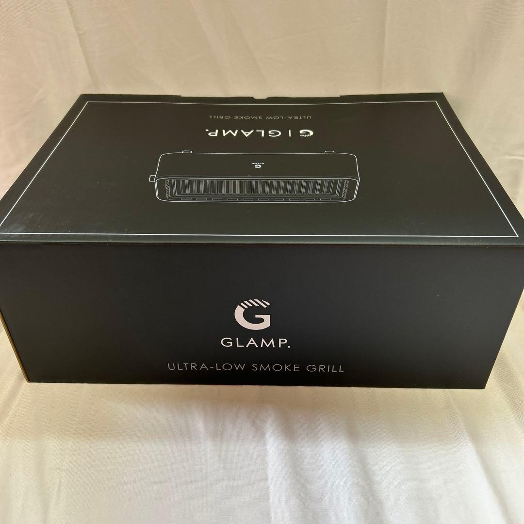 【新品】シリコーンマット付 GLAMP SG-01 ブラック 超少煙グリル 焼肉