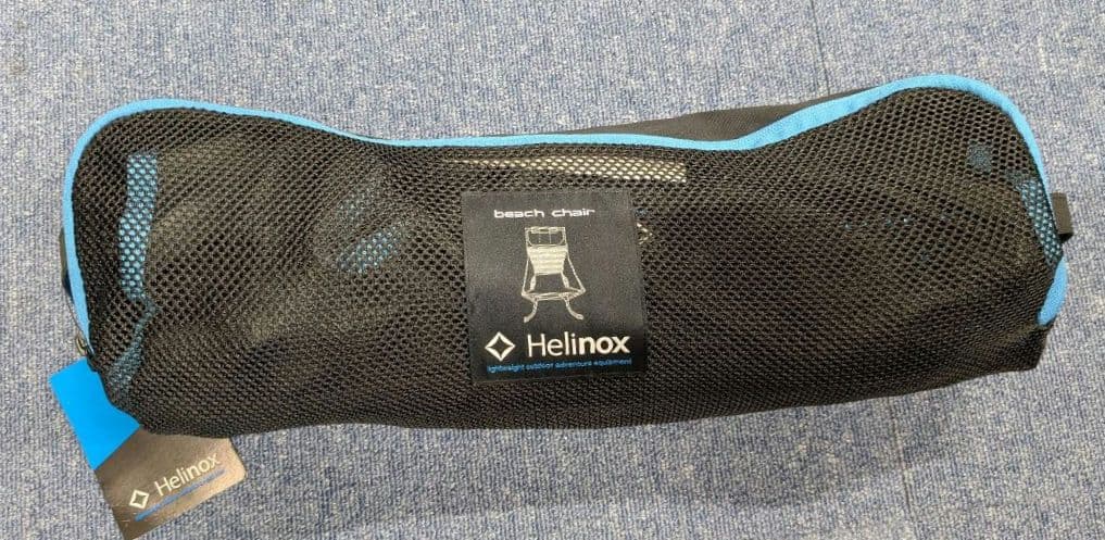 美品 Helinox ヘリノックス サンセットチェア ブルー ブラック