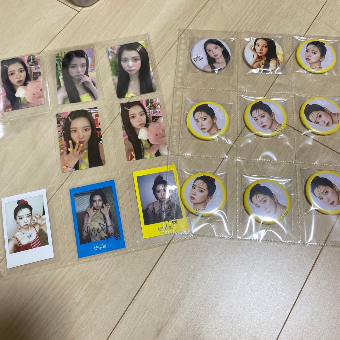 Kep1er ユジン トレカ 缶バッジ まとめ