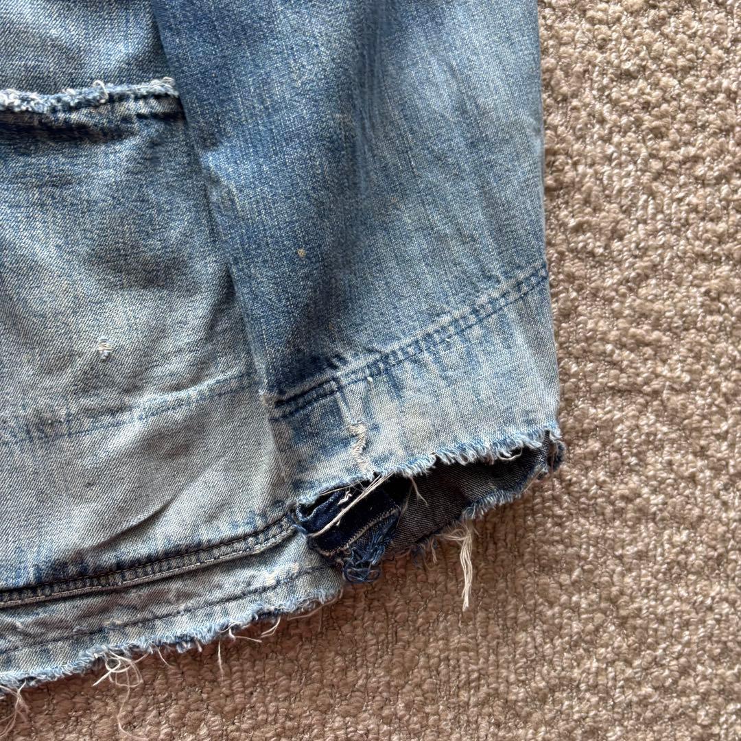 くろさん様【50s】 Sanforized デニム カバーオール 襤褸