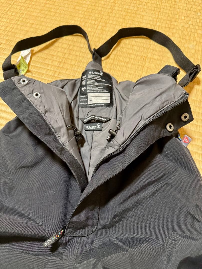 【美品】イスビョン ISBJORN SWEDEN ファー付 スキーウェア 上下