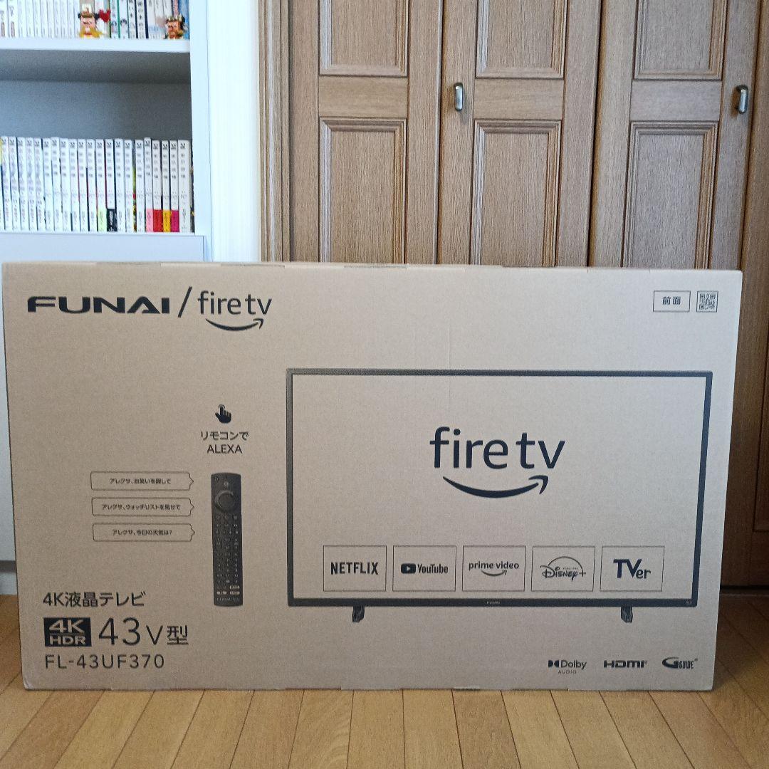 FUNAI 4Kテレビ FL-43UF370 43V型
