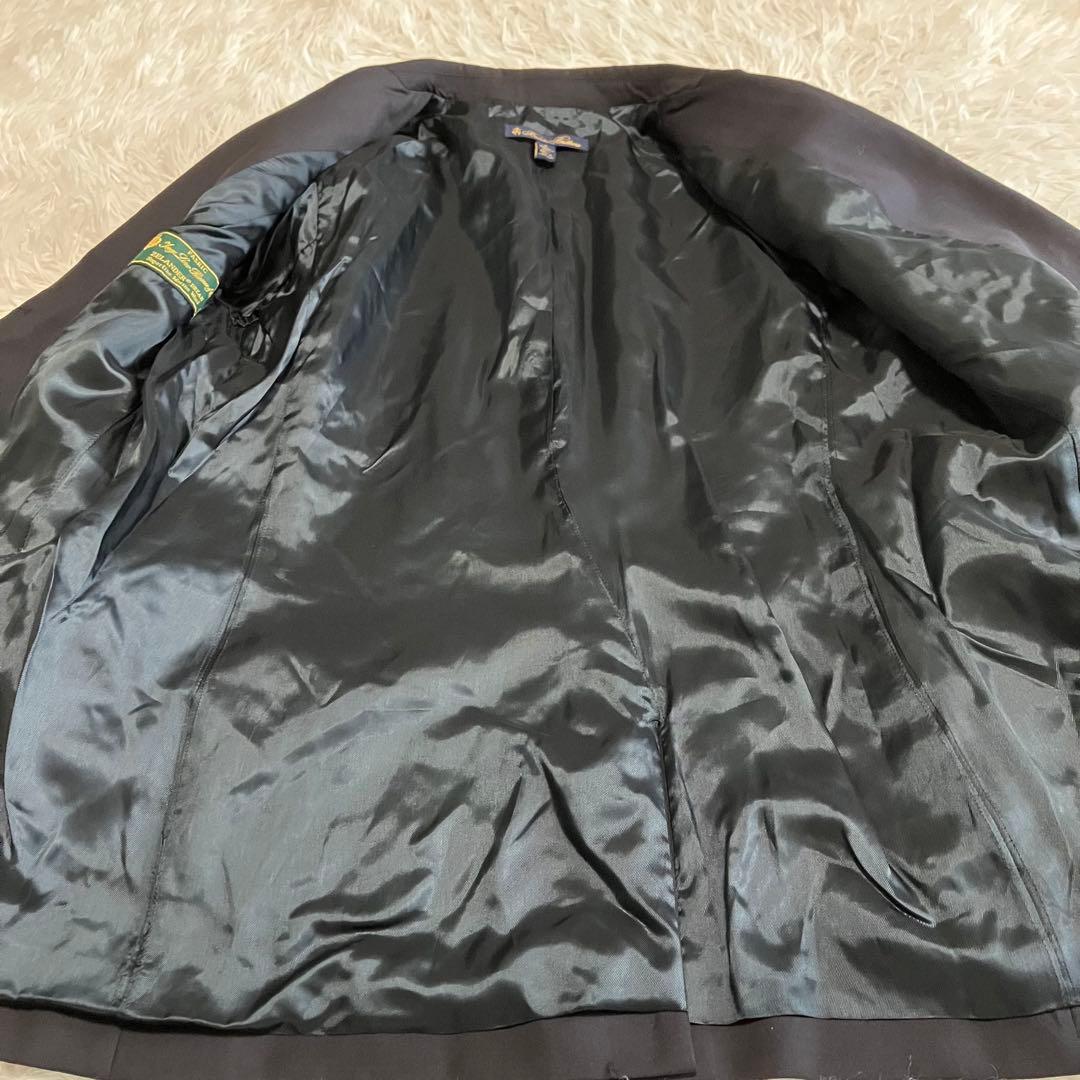 高級 ブルックスブラザーズ テーラードジャケット 紺ブレ 金ボタン ロロピアーナ