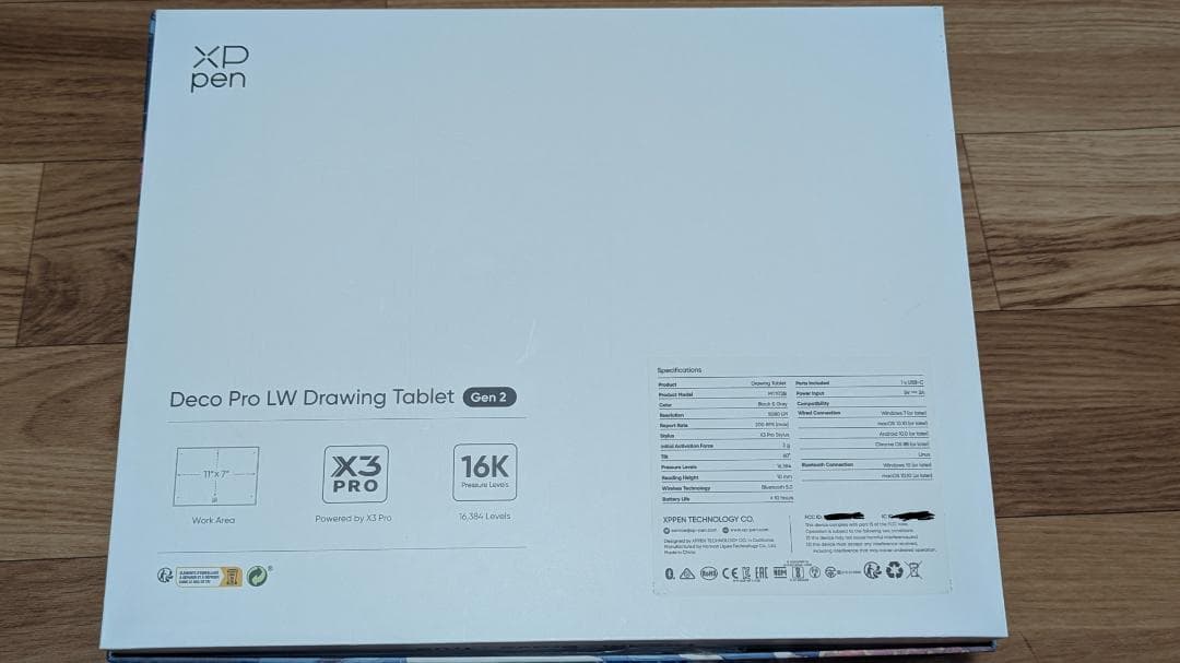【ほぼ未使用】XP-Pen Deco Pro LW Gen 2 ペンタブ+おまけ