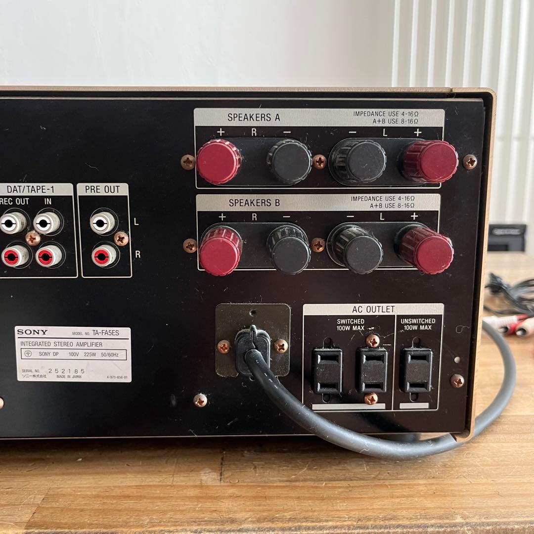 【通電確認済み・以前正常動作】SONY TA-FA5ES プリメインアンプ