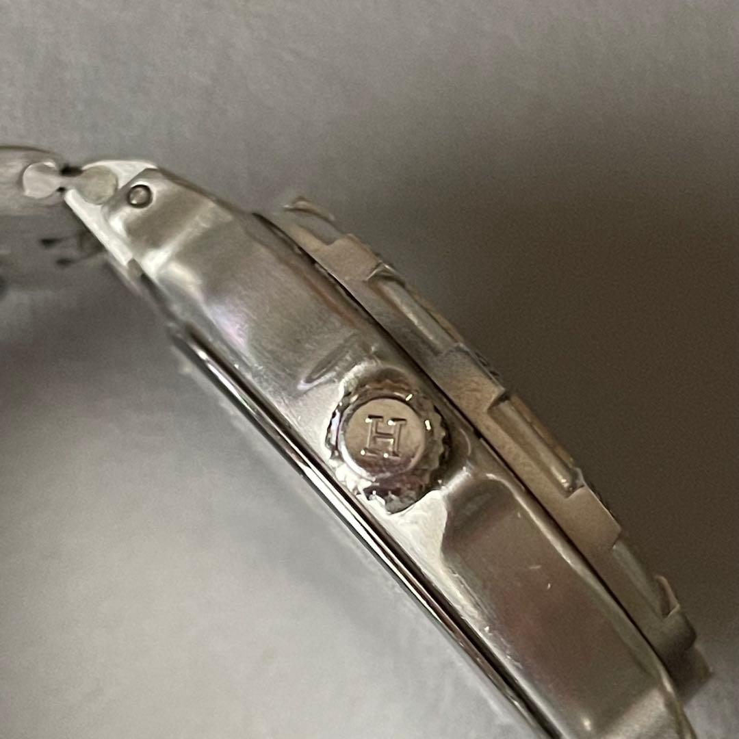 HERMES キャプテンニモ　クオーツ時計 シルバー ゴールド　レディース