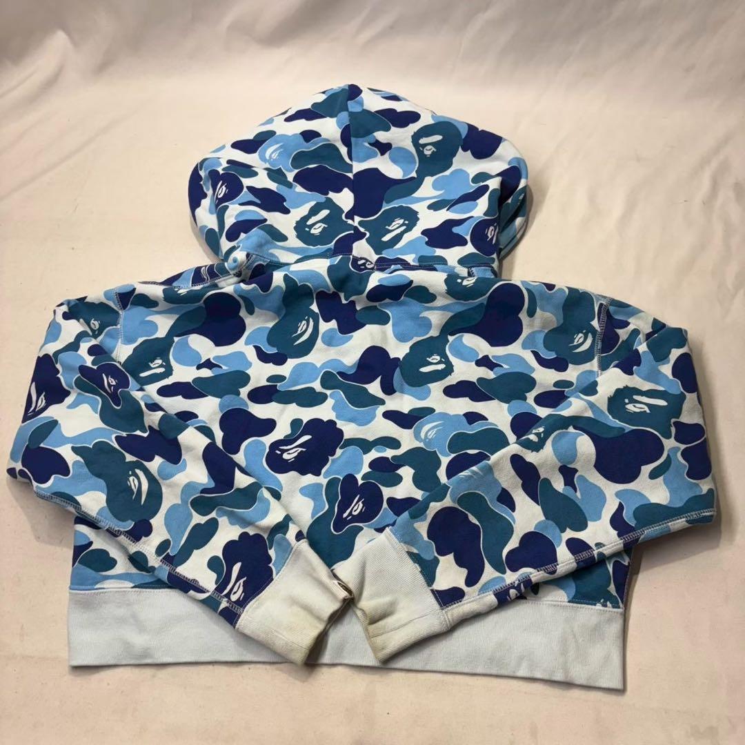 a bathing ape bape 総柄 パーカー ジップ