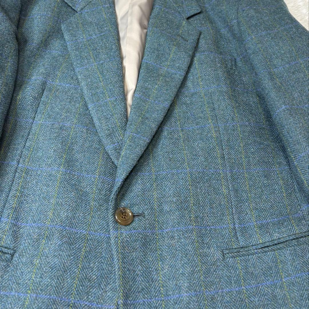 【アルパカ混合】　クリスチャンディオール　テーラードジャケット　L