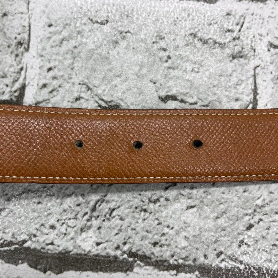 エルメス ベルト コンスタンス Hバックル リバーシブル レザー ブラック 75
