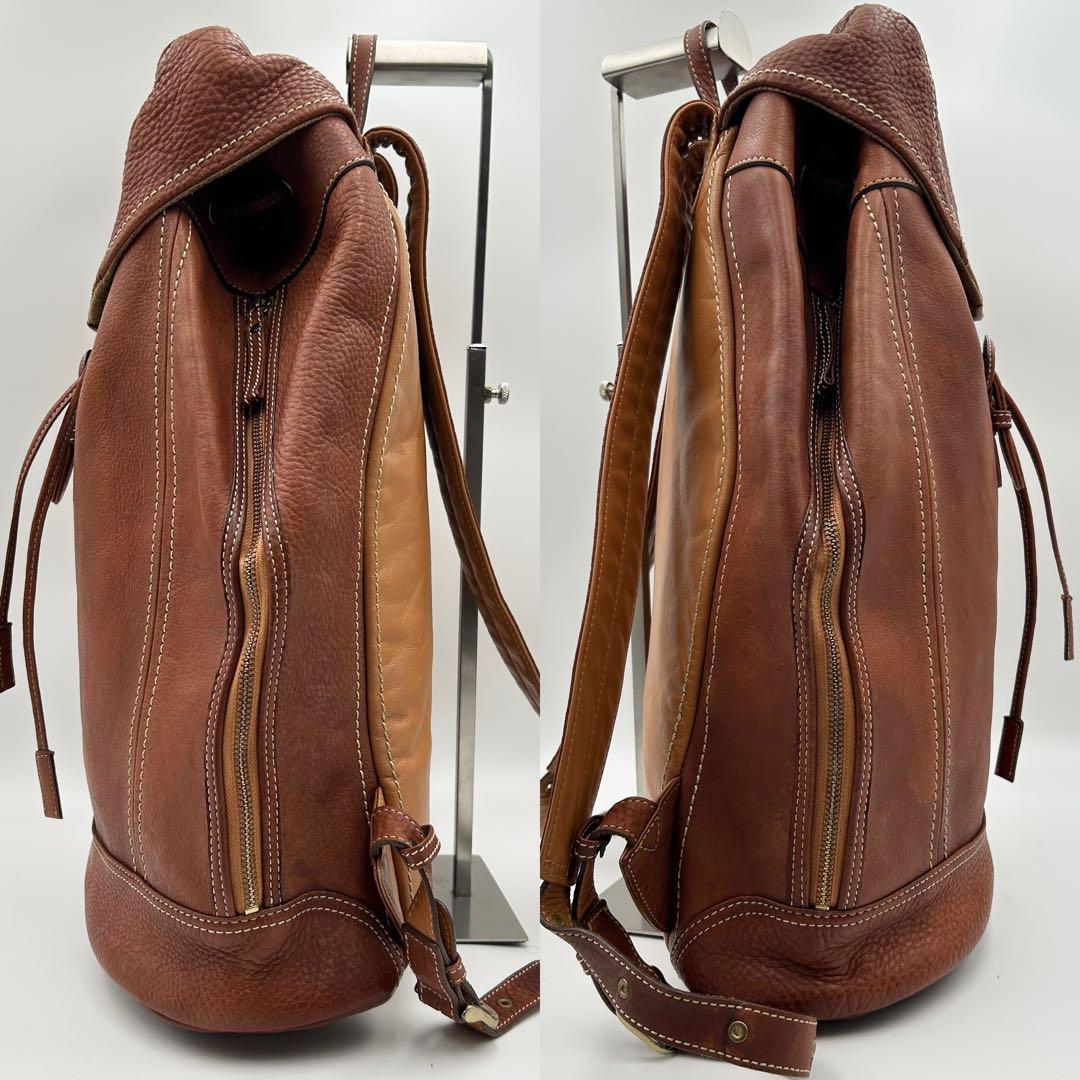 希少✨ 土屋鞄 リュック ソフトバックパック トーンオイルヌメ 大容量 レザー