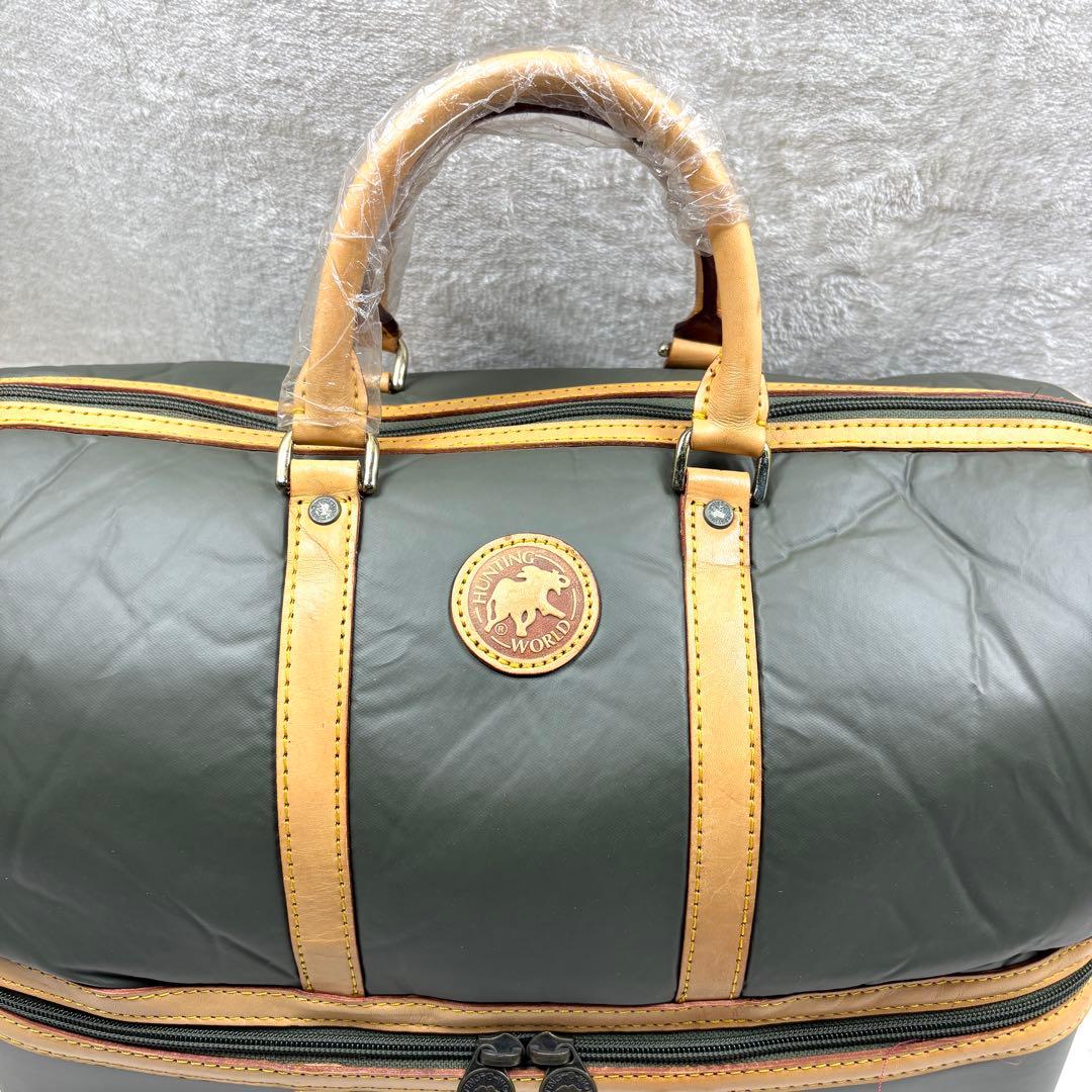 ハンティングワールド HUNTING WORLD 2層式 ボストンバッグ
