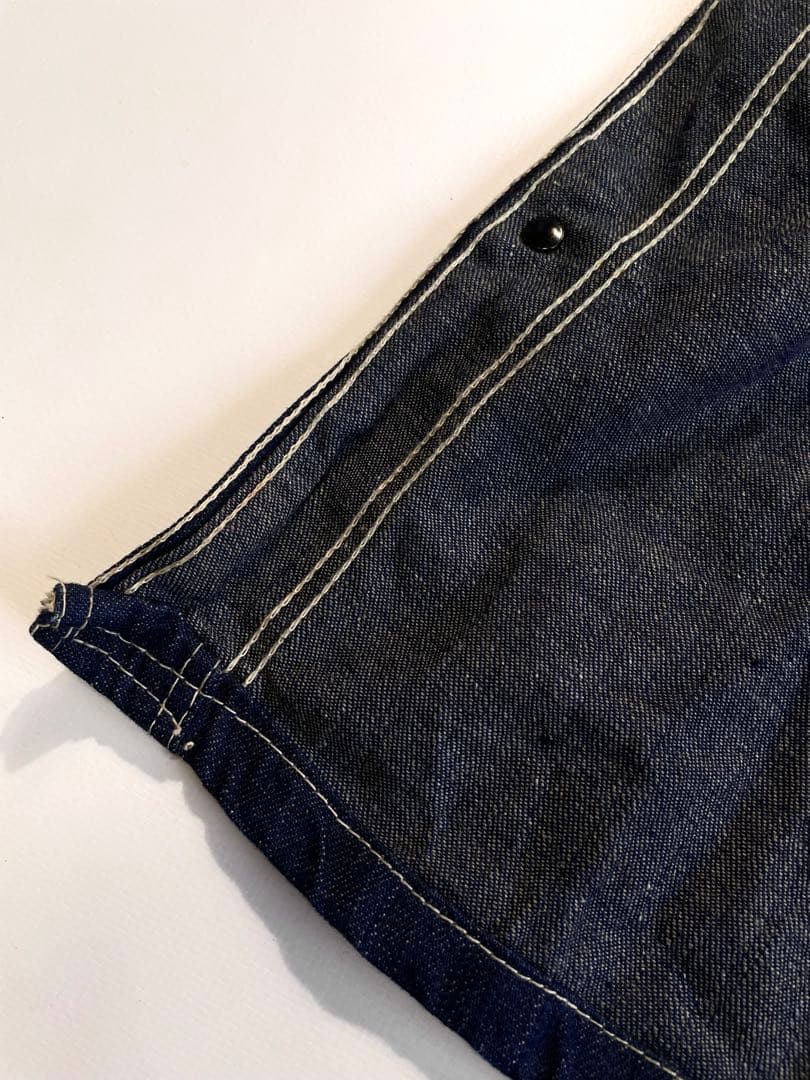 40s WWⅡ デニム カバーオール 大戦 ビッグサイズ ワンウォッシュ