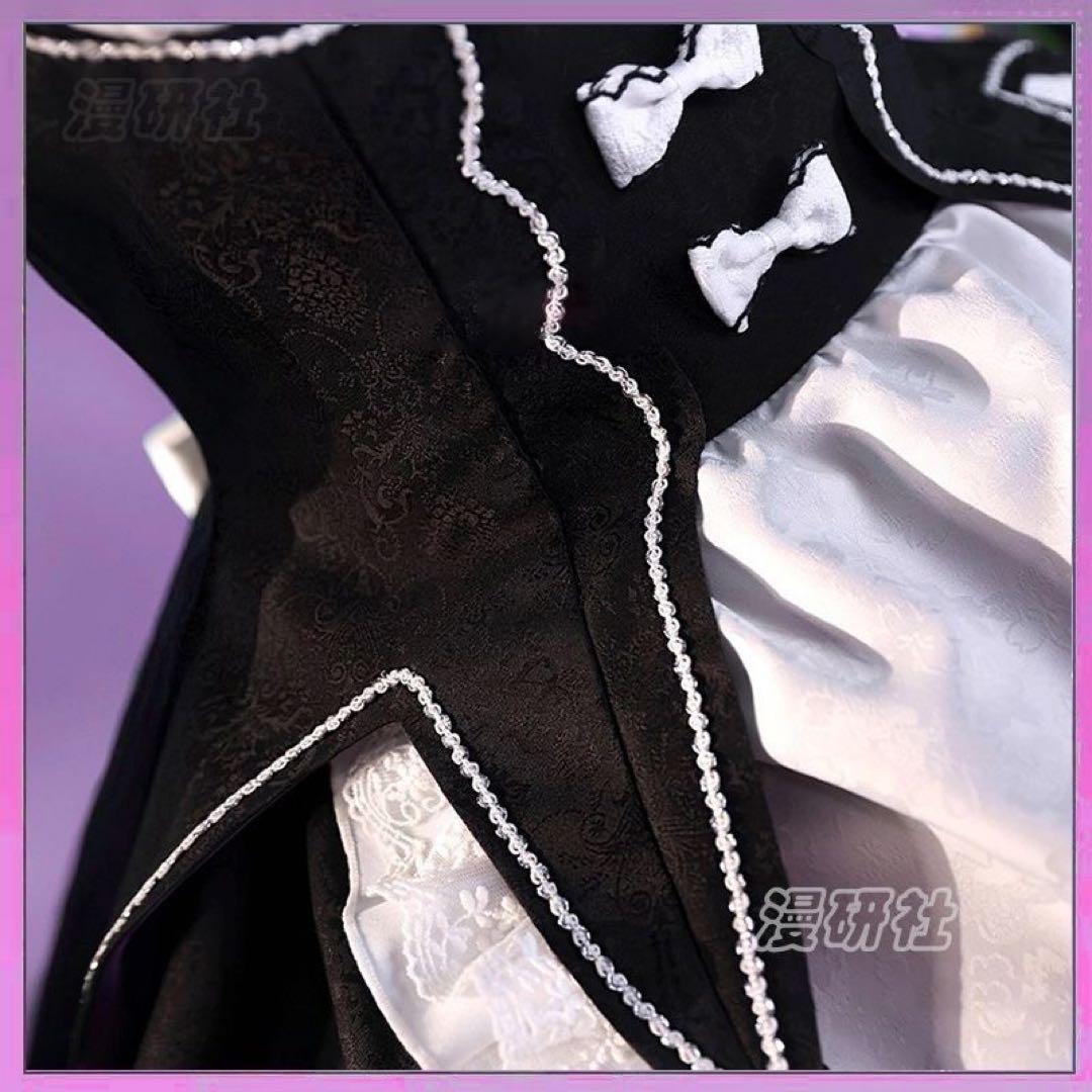 リゼロ　レム　ラム　コスプレ　衣装　高級感　メイド服　メルカリハロウィン